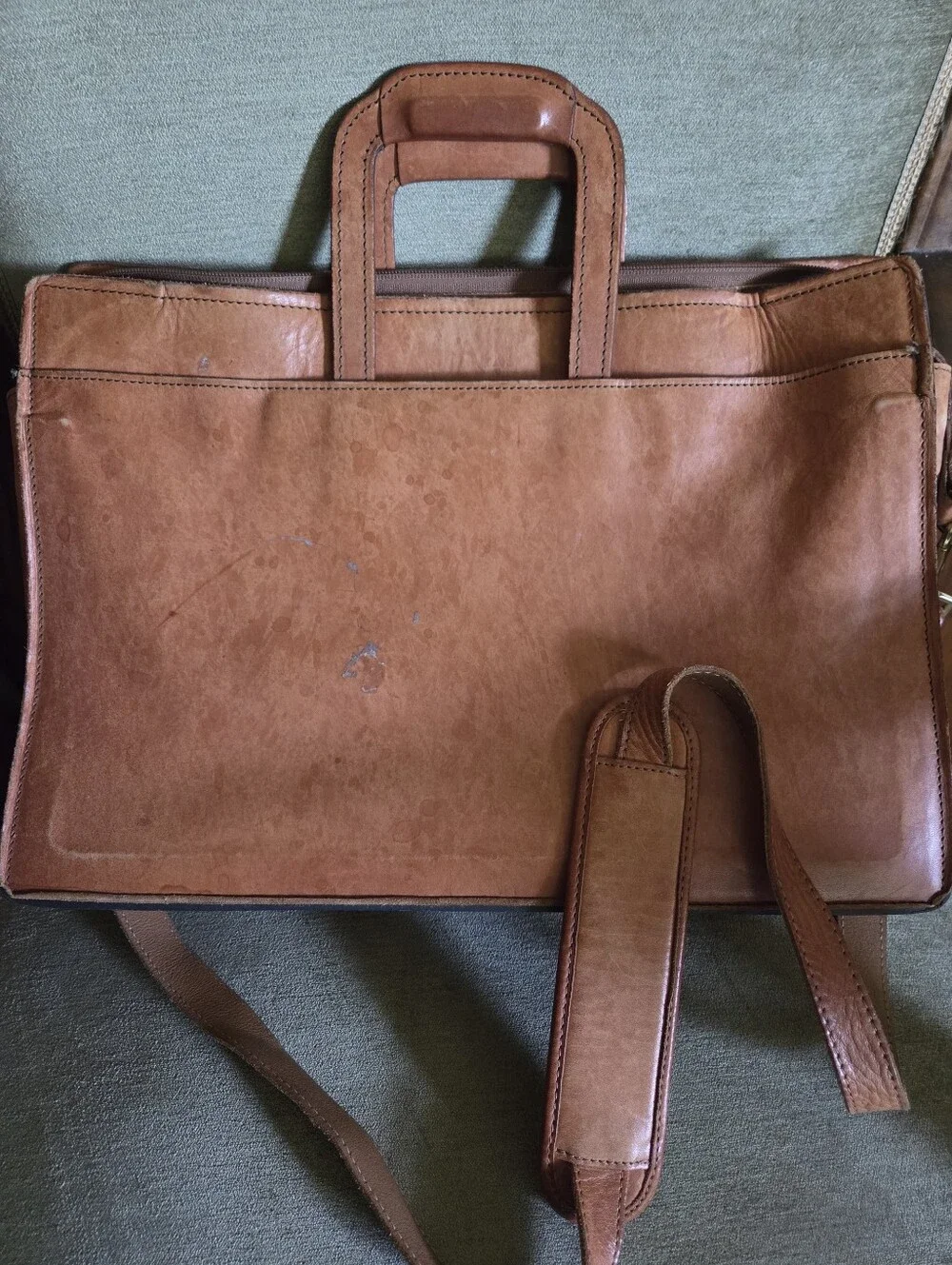 Vintage Leather Hartmann Top Handle Belting Leather Business Briefcase Portfolio